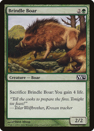 Brindle Boar [Magic 2012] | Tabernacle Games