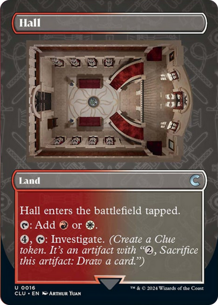 Hall (Borderless) [Ravnica: Clue Edition] | Tabernacle Games