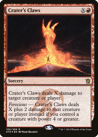 Crater's Claws [Khans of Tarkir Promos] | Tabernacle Games