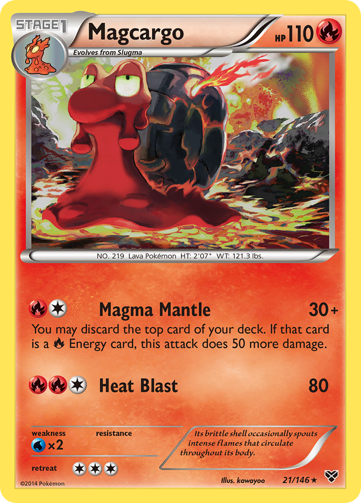 Magcargo (21/146) [XY: Base Set] | Tabernacle Games