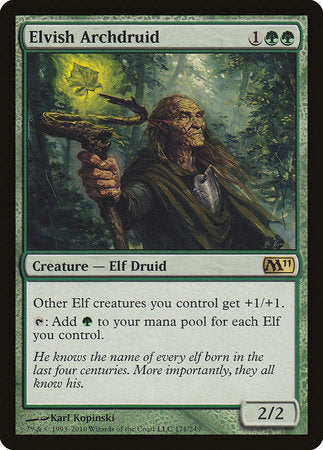 Elvish Archdruid [Magic 2011] | Tabernacle Games