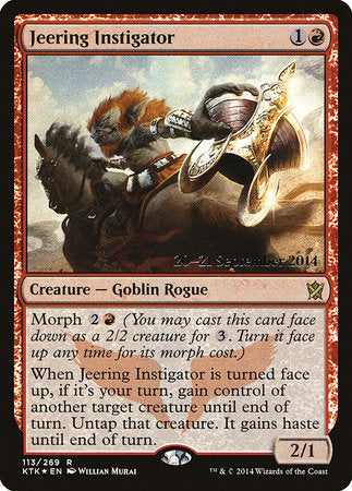 Jeering Instigator [Khans of Tarkir Promos] | Tabernacle Games