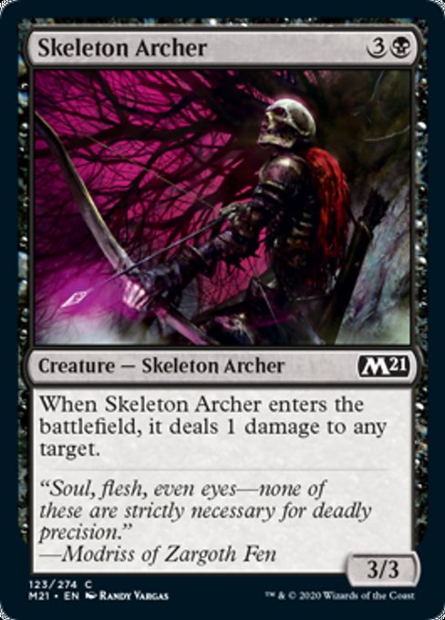 Skeleton Archer [Core Set 2021] | Tabernacle Games