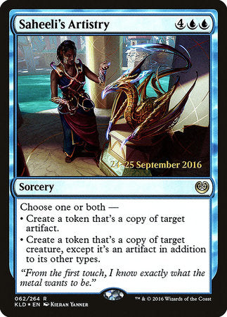 Saheeli's Artistry [Kaladesh Promos] | Tabernacle Games