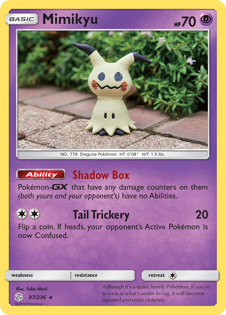 Mimikyu (97/236) [Sun & Moon: Cosmic Eclipse] | Tabernacle Games