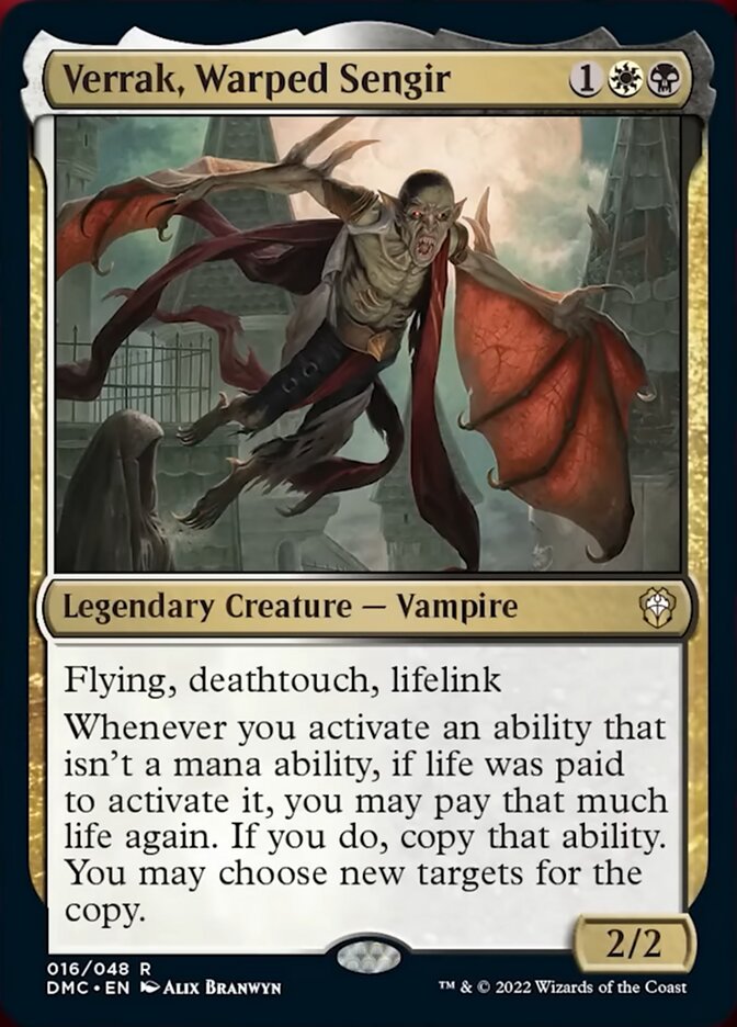 Verrak, Warped Sengir [Dominaria United Commander] | Tabernacle Games