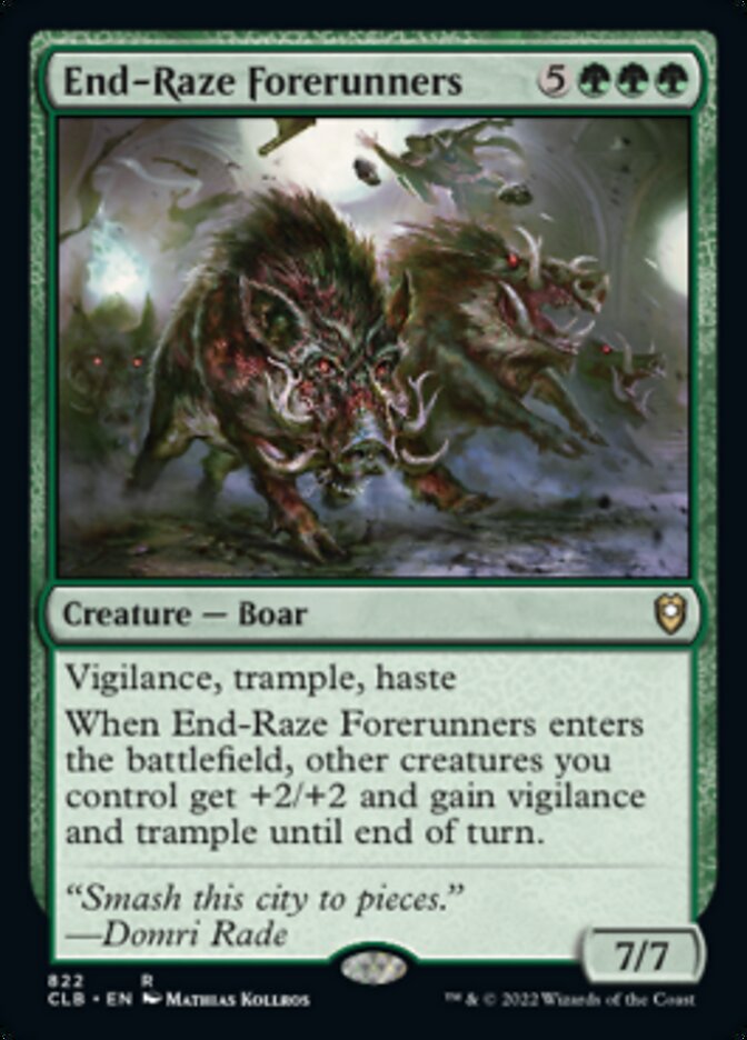 End-Raze Forerunners [Commander Legends: Battle for Baldur's Gate] | Tabernacle Games