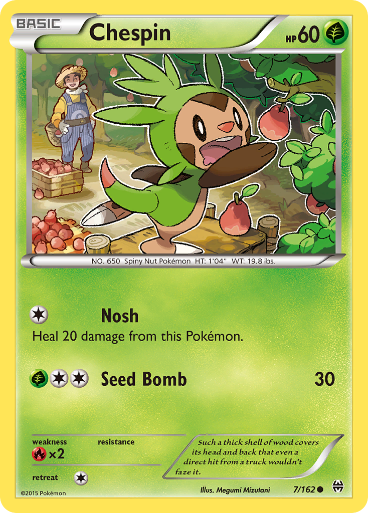 Chespin (7/162) [XY: BREAKthrough] | Tabernacle Games