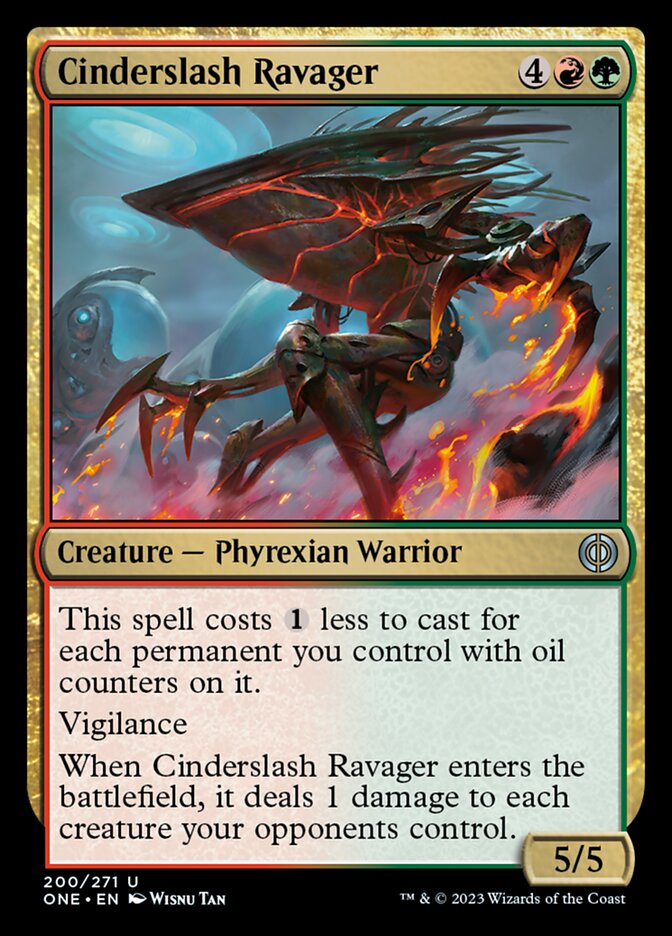 Cinderslash Ravager [Phyrexia: All Will Be One] | Tabernacle Games