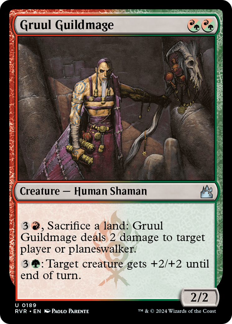 Gruul Guildmage [Ravnica Remastered] | Tabernacle Games