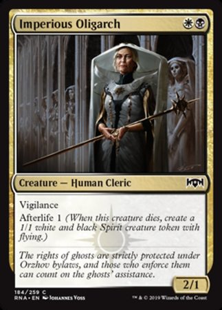 Imperious Oligarch [Ravnica Allegiance] | Tabernacle Games