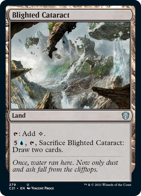 Blighted Cataract [Commander 2021] | Tabernacle Games