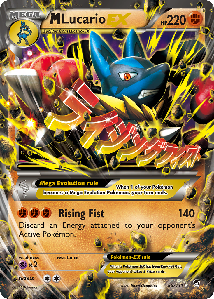 M Lucario EX (55/111) [XY: Furious Fists] | Tabernacle Games