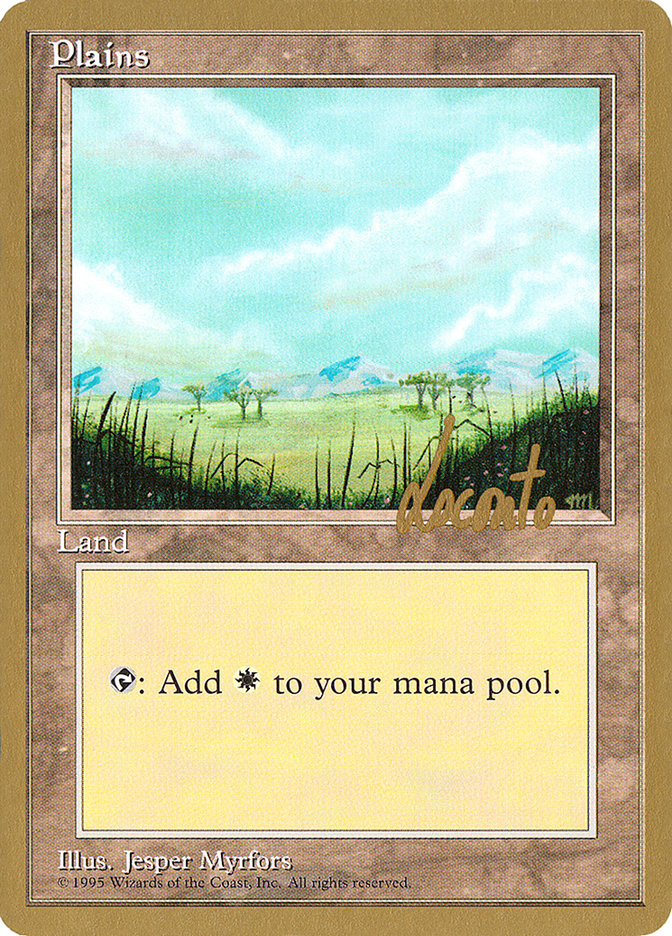 Plains (ml365) (Michael Loconto) [Pro Tour Collector Set] | Tabernacle Games