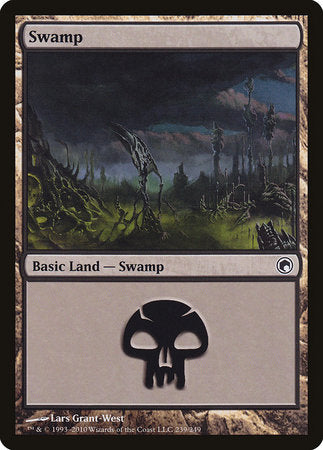 Swamp (239) [Scars of Mirrodin] | Tabernacle Games