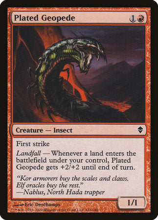 Plated Geopede [Zendikar] | Tabernacle Games