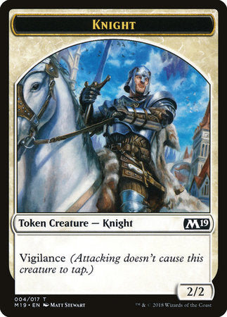 Knight Token [Core Set 2019 Tokens] | Tabernacle Games