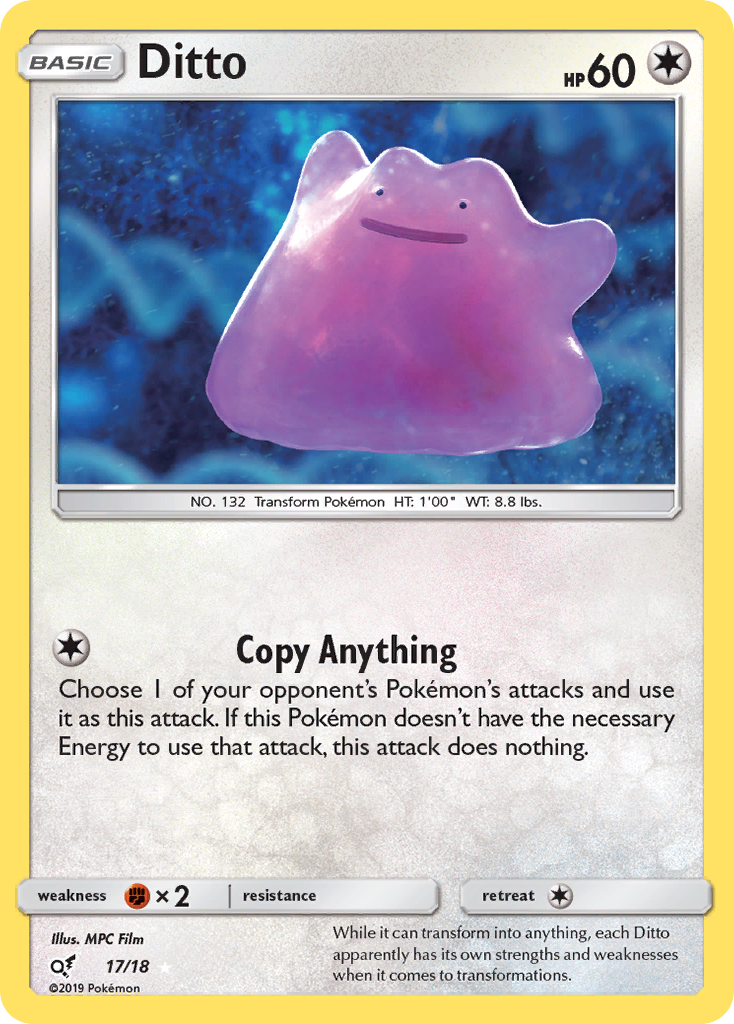 Ditto (17/18) [Sun & Moon: Detective Pikachu] | Tabernacle Games