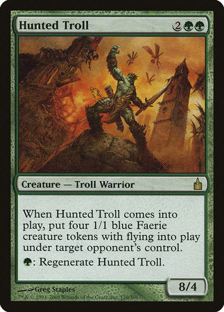 Hunted Troll [Ravnica: City of Guilds] | Tabernacle Games