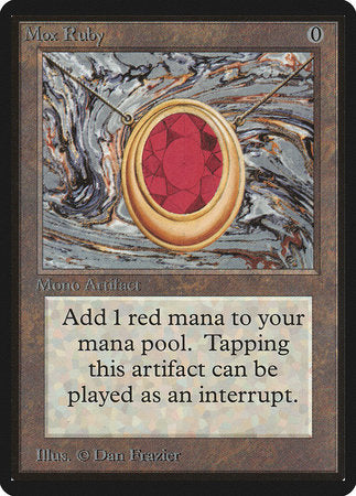 Mox Ruby [Limited Edition Beta] | Tabernacle Games