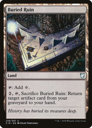 Buried Ruin [Commander 2018] | Tabernacle Games