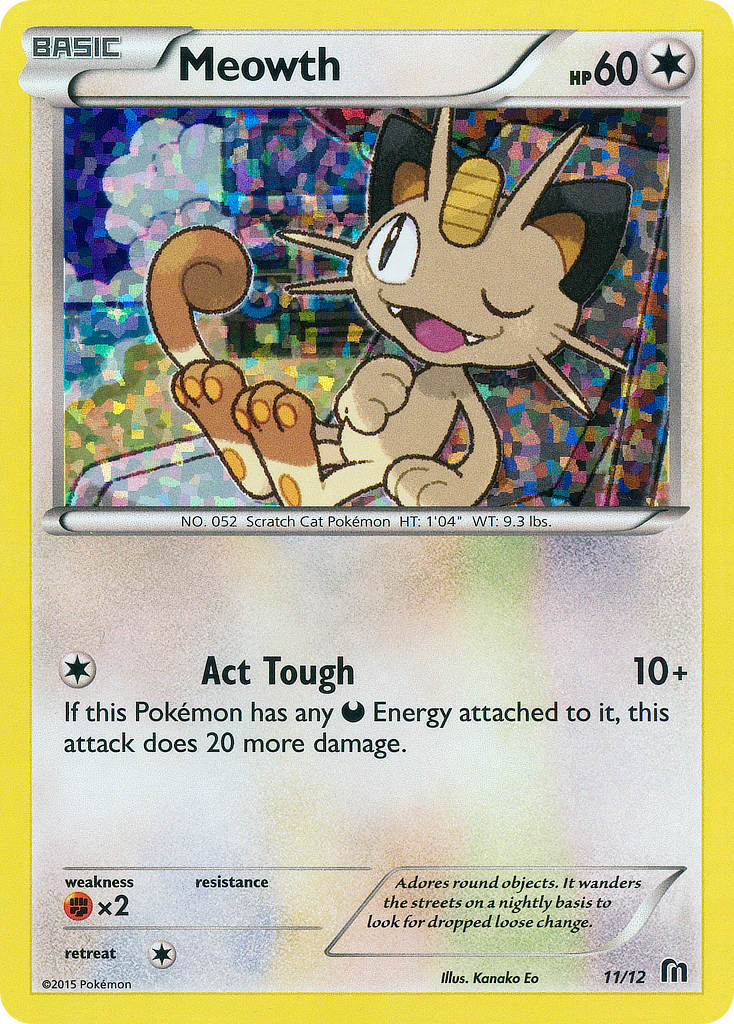 Meowth (11/12) [McDonald's Promos: 2016 Collection] | Tabernacle Games