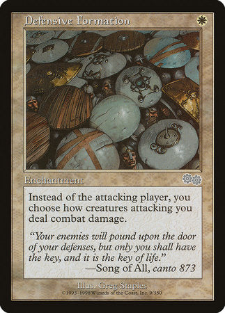 Defensive Formation [Urza's Saga] | Tabernacle Games