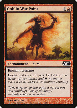 Goblin War Paint [Magic 2012] | Tabernacle Games