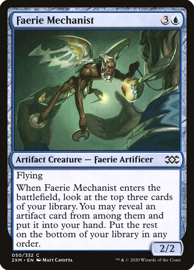 Faerie Mechanist [Double Masters] | Tabernacle Games