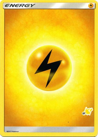Lightning Energy (Pikachu Stamp #27) [Battle Academy 2020] | Tabernacle Games