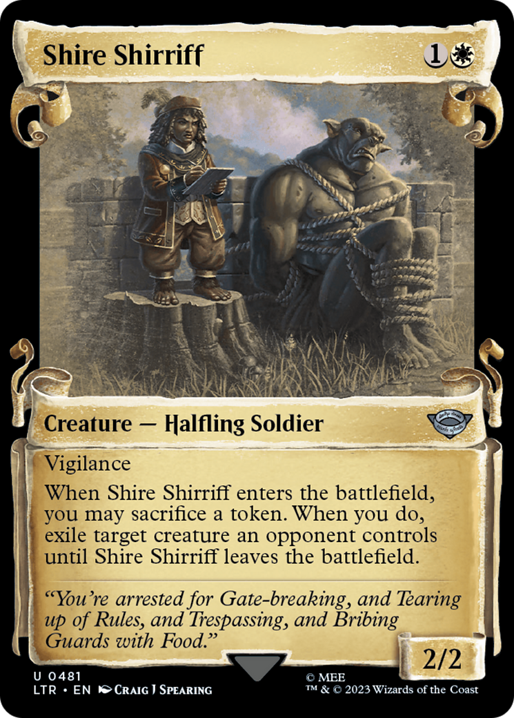 Shire Shirriff [The Lord of the Rings: Tales of Middle-Earth Showcase Scrolls] | Tabernacle Games