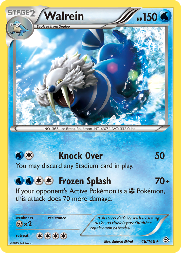 Walrein (48/160) [XY: Primal Clash] | Tabernacle Games