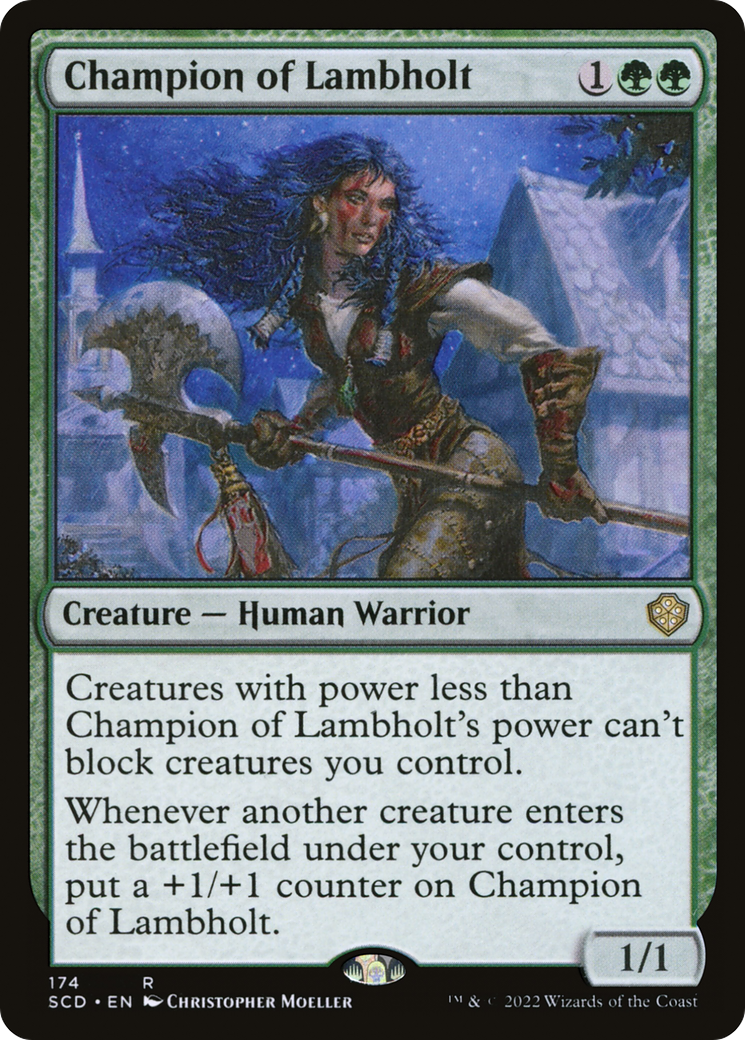 Champion of Lambholt [Starter Commander Decks] | Tabernacle Games