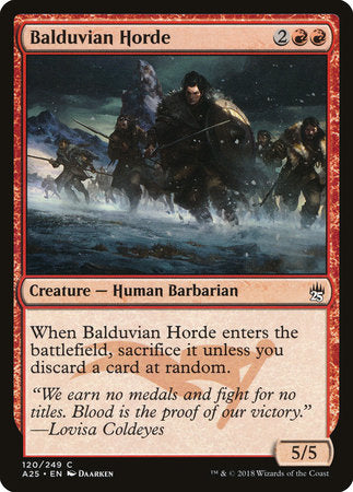 Balduvian Horde [Masters 25] | Tabernacle Games