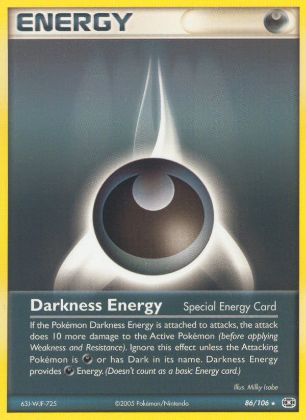 Darkness Energy (86/106) [EX: Emerald] | Tabernacle Games