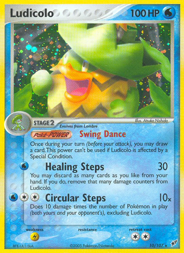 Ludicolo (10/107) [EX: Deoxys] | Tabernacle Games