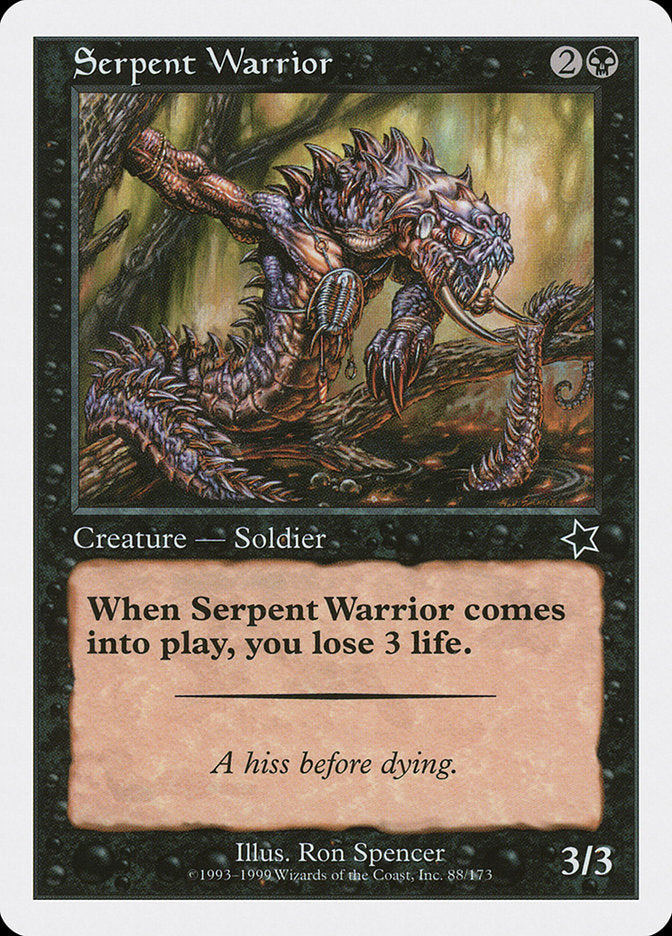 Serpent Warrior [Starter 1999] | Tabernacle Games