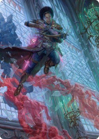 Kaya, Geist Hunter Art Card [Innistrad: Crimson Vow Art Series] | Tabernacle Games