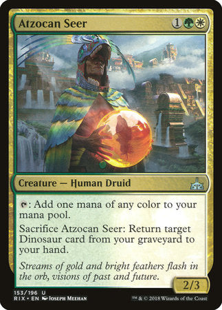 Atzocan Seer [Rivals of Ixalan] | Tabernacle Games