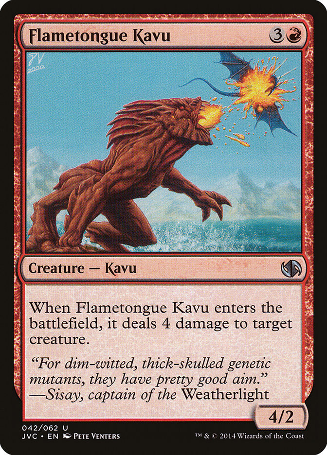 Flametongue Kavu [Duel Decks Anthology] | Tabernacle Games