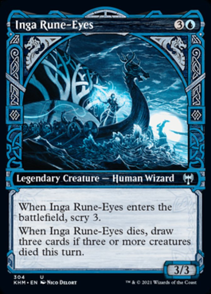 Inga Rune-Eyes (Showcase) [Kaldheim] | Tabernacle Games