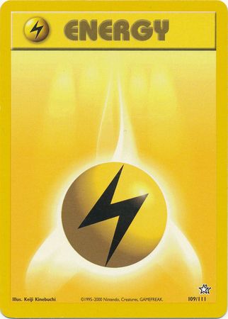 Lightning Energy (109/111) [Neo Genesis Unlimited] | Tabernacle Games