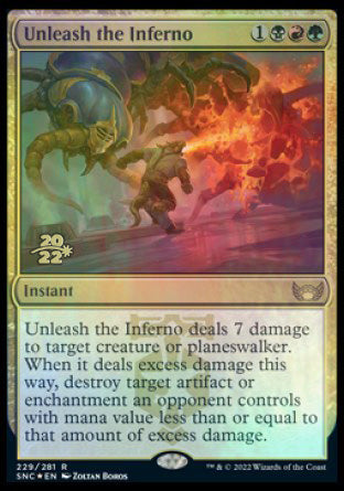 Unleash the Inferno [Streets of New Capenna Prerelease Promos] | Tabernacle Games