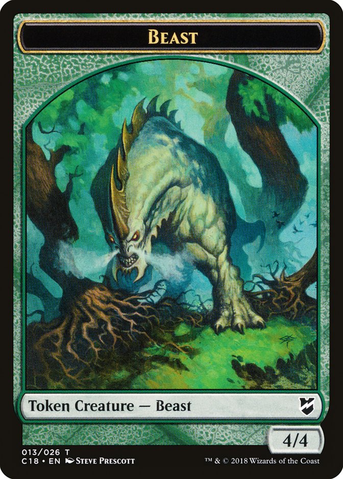 Beast (013/026) [Commander 2018 Tokens] | Tabernacle Games