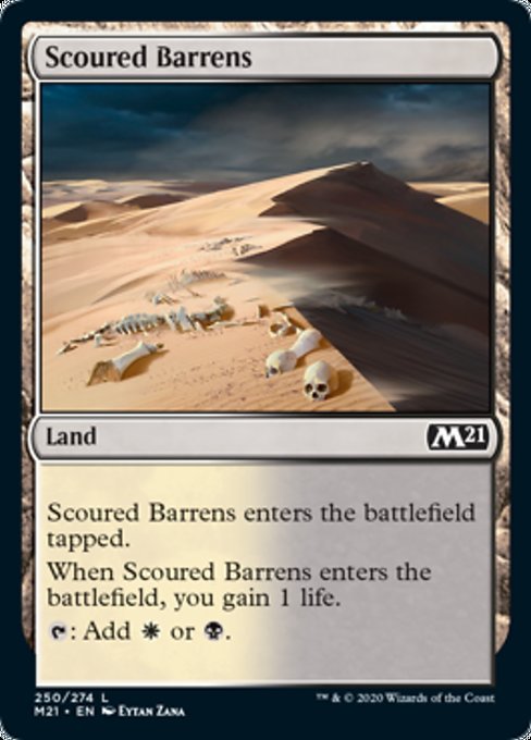 Scoured Barrens [Core Set 2021] | Tabernacle Games