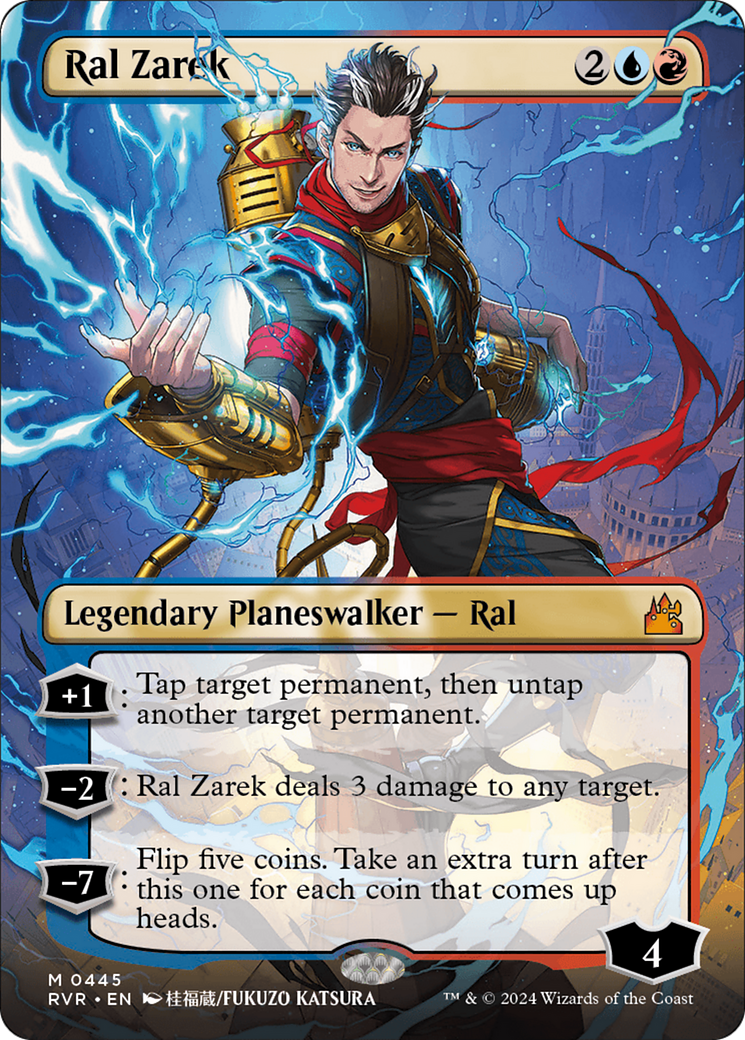 Ral Zarek (Anime Borderless) [Ravnica Remastered] | Tabernacle Games