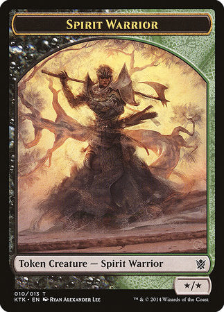 Spirit Warrior Token [Khans of Tarkir Tokens] | Tabernacle Games