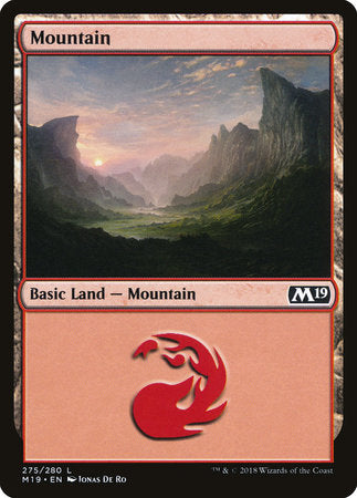 Mountain (275) [Core Set 2019] | Tabernacle Games