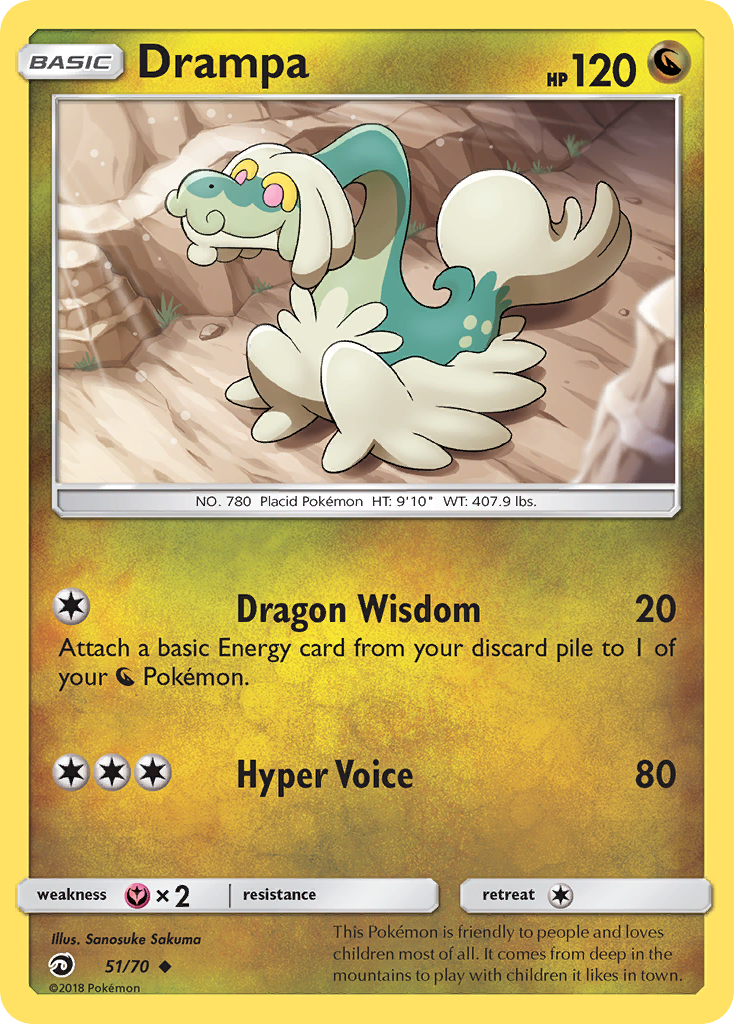 Drampa (51/70) [Sun & Moon: Dragon Majesty] | Tabernacle Games