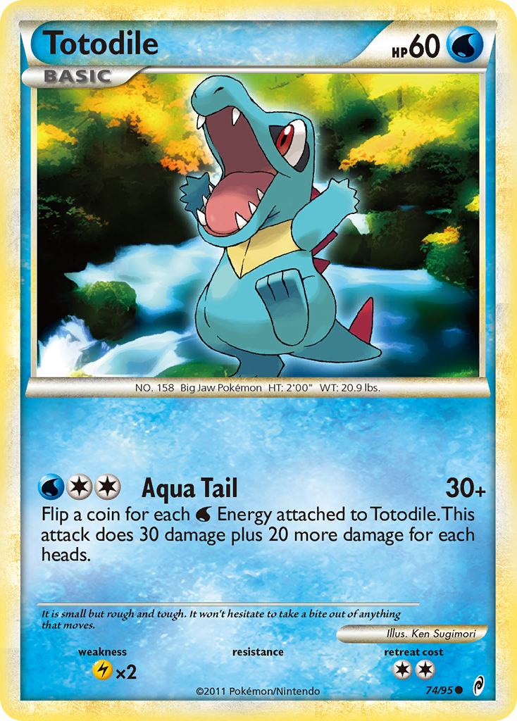 Totodile (74/95) [HeartGold & SoulSilver: Call of Legends] | Tabernacle Games